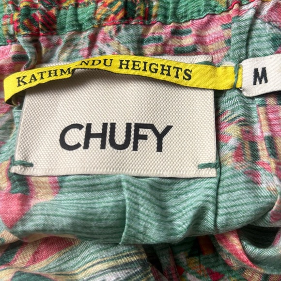 Chufy Kathmandu Heights Southwest Aztec Print Midi Dress Green Sleeveless Sz M - Picture 5 of 7